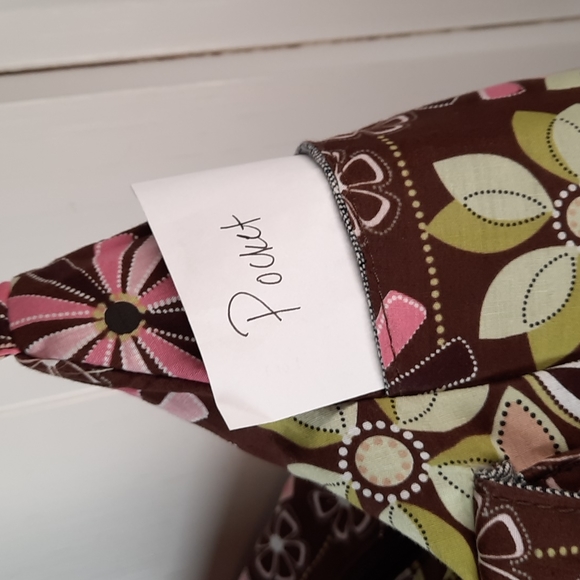 Purse Shoulder Messenger Crossbody Diaper Pockets Lightweight Cotton Floral - Picture 6 of 15